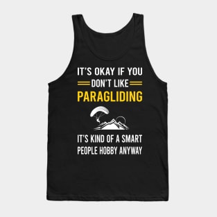 Smart People Hobby Paragliding Paraglide Paraglider Tank Top